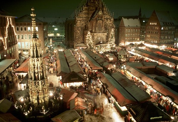 Der Nürnberger Christkindlesmarkt.